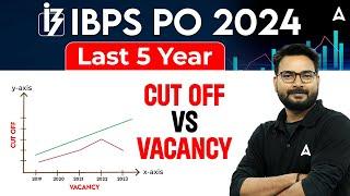 IBPS PO 2024  IBPS PO Last 5 Year Cut Off vs Vacancy  By Saurav Singh