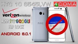 HTC 10 Verizon Google Account Bypass  Android 6.0.1  Soft 1.19.605.22