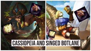 Cassiopeia and Singed botlane  League of Legends