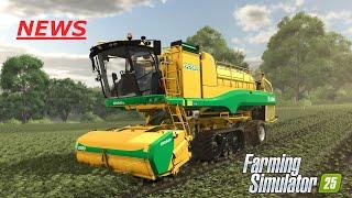 Farming Simulator 25 NEWS  Bufali d’acqua Piselli e.....