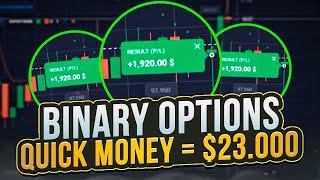  QUICK MONEY ON BINARY OPTIONS $23.000 IN 10 MIN  Binary Options Trading  Binary Options