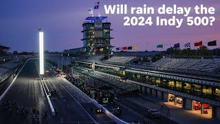 Rain at the Indy 500 IMS President Doug Boles on threat of lightning storms on 2024 IndyCar race