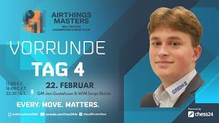 MCCT 2022 Airthings Masters  Tag 4 - Finale Vorrunde  mit GM Jan Gustafsson und WIM Sonja Bluhm