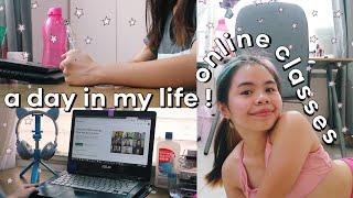 first day of online classes   a day in my life   philippines 2020