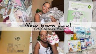 ALL THINGS BABY HAUL Baby clothes haultoiletries &more Preparing for baby South African YouTuber