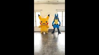 #Pikachu and #Lucario being groovy The final Tail Whip is the highlight