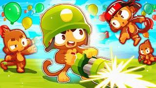 Mini Gunner Monkey Is Super Overpowered in Bloons TD Battles 2
