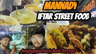 mannady iftar street food  Angappa Naicken Street  drron