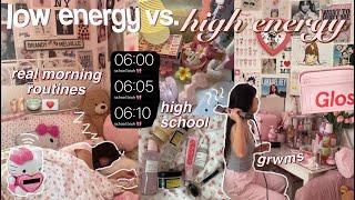 ₊˚️ REAL *high school* MORNING ROUTINE junior year 6AM 🩰˚fast grwm aesthetic skincare ୨ৎ 2024