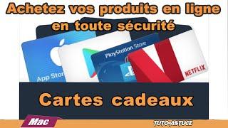 Comment acheter une carte cadeau en ligne et lutliser