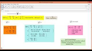 1Matrix & Determinant by Anil Lamichhane