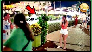 Bushman Prank Funny moment in Aruba