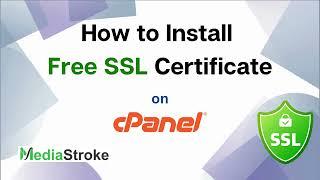 Free SSL installation on cPanel Hosting