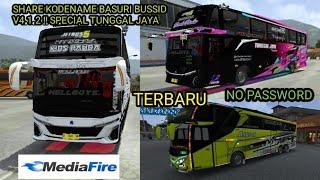 SHARE KODENAME BASURI TERBARU  BUSSID V4.1.2  SPECIAL TUNGGAL JAYA