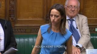 Helen Whately questions Boris Johnson on Kent border