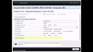 Raid configuration Dell EMC R740 and Server 2016 installation From IDRAC  KAP