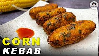 Corn Kebab  How to make Crispy Corn Kebab  Instant Evening Snack  Recipe by Mommade