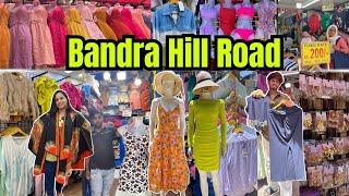 बांद्रा हिल रोड- BANDRA HILL ROAD SHOPPING  Best Summer Collection 2024  Mumbai Street Shopping