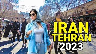 IRAN 2023 - The Life of Iranian People In The South of TEHRAN Walking ایران