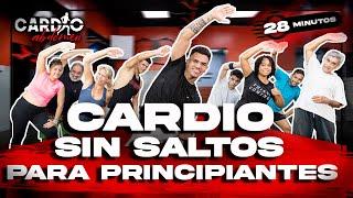 CARDIO SIN SALTOS para PERDER PESO RAPIDO  PRINCIPIANTES  28 minutos