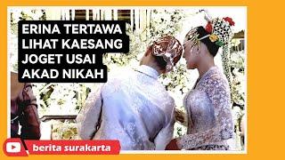 Kocak  Kaesang Joget2 Usai Sah Jadi Suami Erina Gudono  Akad Nikah Kaesang - Erina