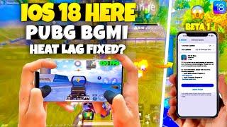 IOS 18 Update Here  Unbelievable Change’s - NO MORE HEATING LAG? Battery Drain Test • PUBG & BGMI