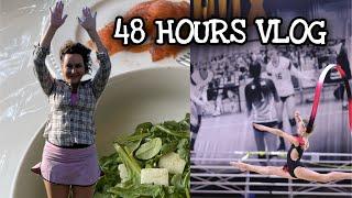 48 HOURS VLOG Cooking Eating and Rhythmic Gymnastics Olympics Birmingham 2022  Family Daylife