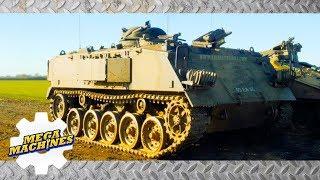 ️ Mega Machines  Army Tank  Vehicles For Children  Learning Cars Trucks Excavators  ️