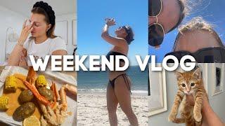 SUMMER WEEKEND VLOG wedding invite FAIL hilarious girls day Father’s Day & acotar update ️