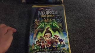 Jimmy Neutron VHS and DVD Collection