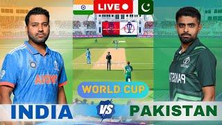 Live IND Vs PAK World Cup 2023  Live Match Score  India Vs Pakistan live match today