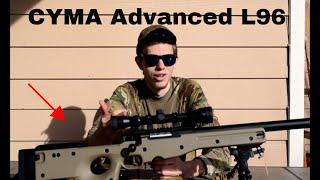 CYMA Advanced L96 Sniper ReviewShooting Test Sniping on a Budget