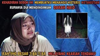 SOLO CAMPING HORRORNEKAT CAMPING SAAT SEDANG HAID MALAH APES DIBUNTUTI & DIKEJAR SOSOK MENYERAMKAN