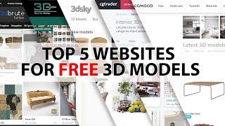 Top 5 Websites for free 3d Models