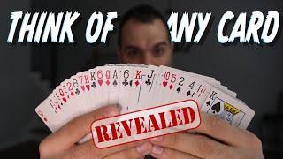 The Most FAMOUS Mind-Reading Card Trick Revealed Mentalism Tutorial