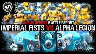 Imperial Fists vs Alpha Legion - Horus Heresy Battle Report