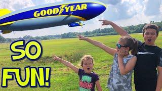 We rode on the $21 Million Goodyear Blimp and it was EPIC