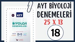 18. AYT BİYOLOJİ DENEMESİ - LİMİT YAYINLARI