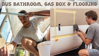 ITS STARTING TO FEEL LIKE A HOME - BUS EP 5. Bathroom Flooring & Gas Compartment - Toyota Coaster