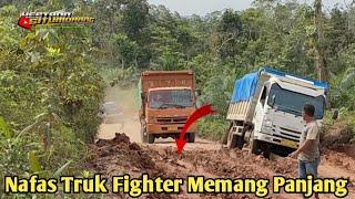 Tak Mau Di Sebut Loyo Truk Fighter Sudah Hampir Mati Mesin Namun Tetap Bisa Naik Di Tanjakan