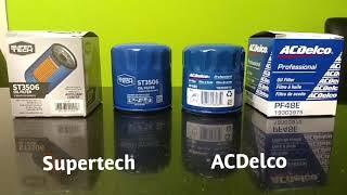 Supertech ACDelco the same oil filter... You decide..