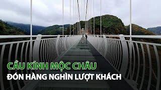 Cầu Kính Mộc Châu đón hàng nghìn lượt khách VTC14