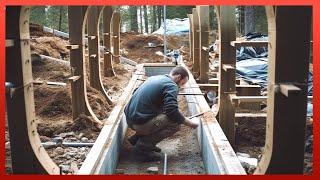 Family Builds Amazing Mountain House in 30 Months  Start to Finish Construction @woodjunkie_yt