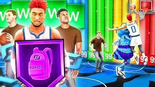 Unlocking HOF BACKPACK Badge in *NEW* 2v2 Rush Event on NBA2K23 Carrying Randoms to Win Event