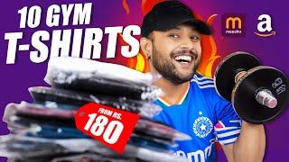 10 Best Active T-Shirts for GymSports Under 500   Men T-Shirt Haul Review 2024  ONE CHANCE