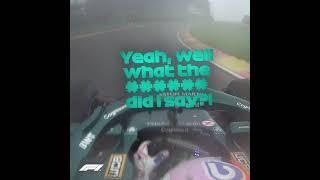 Sebastian Vettel checking if Lando Norris is okay  Onboard + Team Radio  F1 Belgian GP 2021