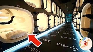 Japans Capsule Hotel with Great Value for Money  Nine Hours Nagoya  Solo Travel Vlog