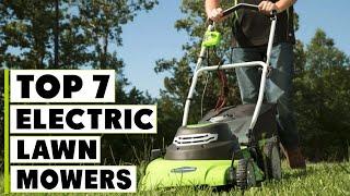 Top 7 Best Electric Lawn Mowers in 2024  Detailed Reviews & Buyers Guide