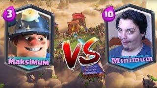 12. SEVİYE HESAP DA MAX MADENCİ Clash Royale