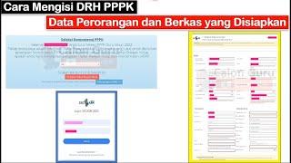 LIVE Cara Mengisi DRH PPPK Pengisian Data Perorangan pada Link Pengisian DRH dan Pemberkasan PPPK